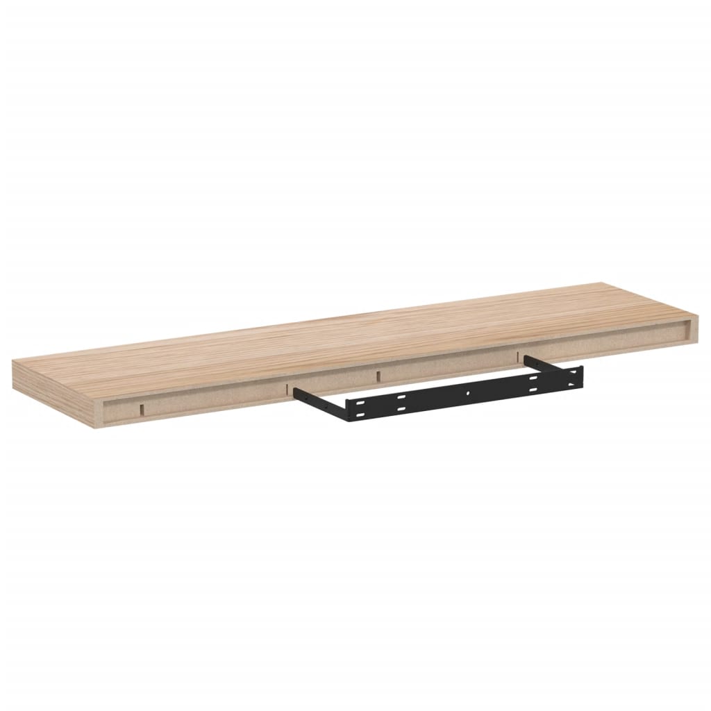 Wandschapppen 2 st 90x23,5x4 cm bewerkt hout is nu te koop bij PeponiXL, paradijselijk wonen!