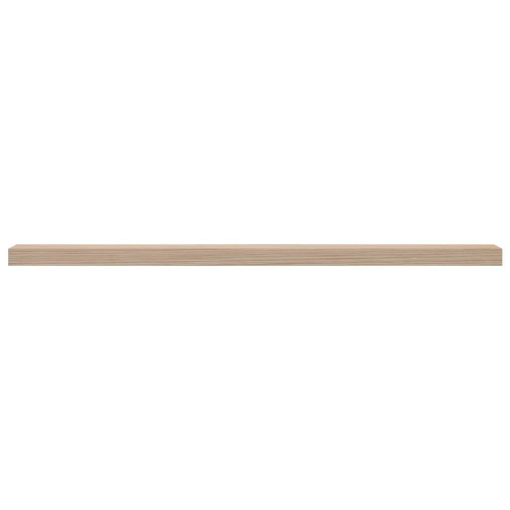 Wandschapppen 2 st 110x23,5x4 cm bewerkt hout is nu te koop bij PeponiXL, paradijselijk wonen!