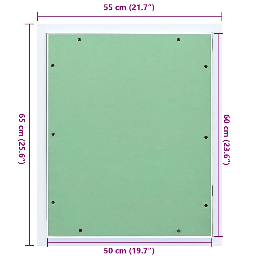 Toegangs paneel Groen en Zilver 55 x 65 cm is nu te koop bij PeponiXL, paradijselijk wonen!