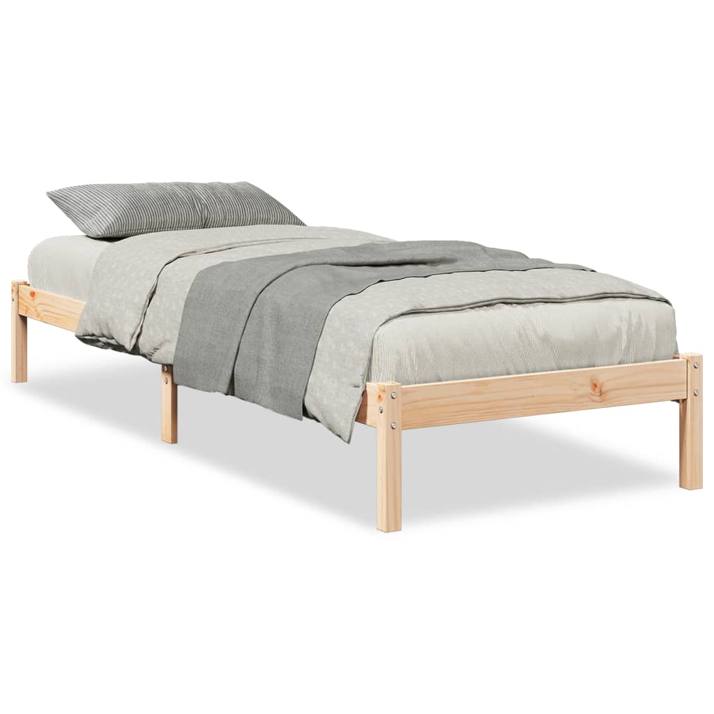 Bedframe extra lang zonder matras massief grenenhout 80x210 cm is nu te koop bij PeponiXL, paradijselijk wonen!