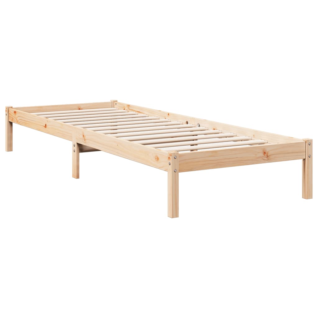 Bedframe extra lang zonder matras massief grenenhout 80x210 cm is nu te koop bij PeponiXL, paradijselijk wonen!