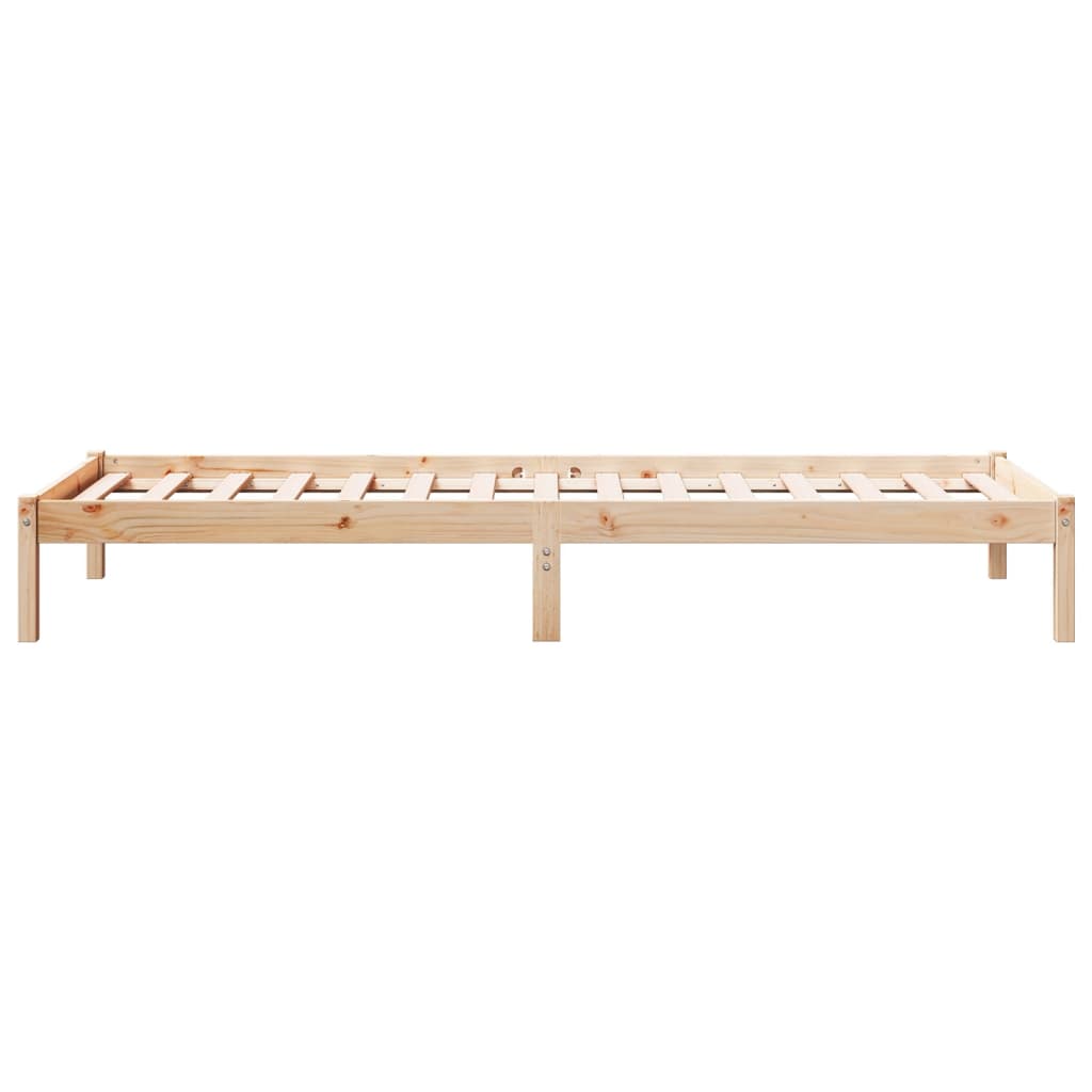 Bedframe extra lang zonder matras massief grenenhout 80x210 cm is nu te koop bij PeponiXL, paradijselijk wonen!