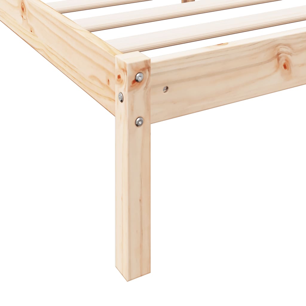 Bedframe extra lang zonder matras massief grenenhout 80x210 cm is nu te koop bij PeponiXL, paradijselijk wonen!