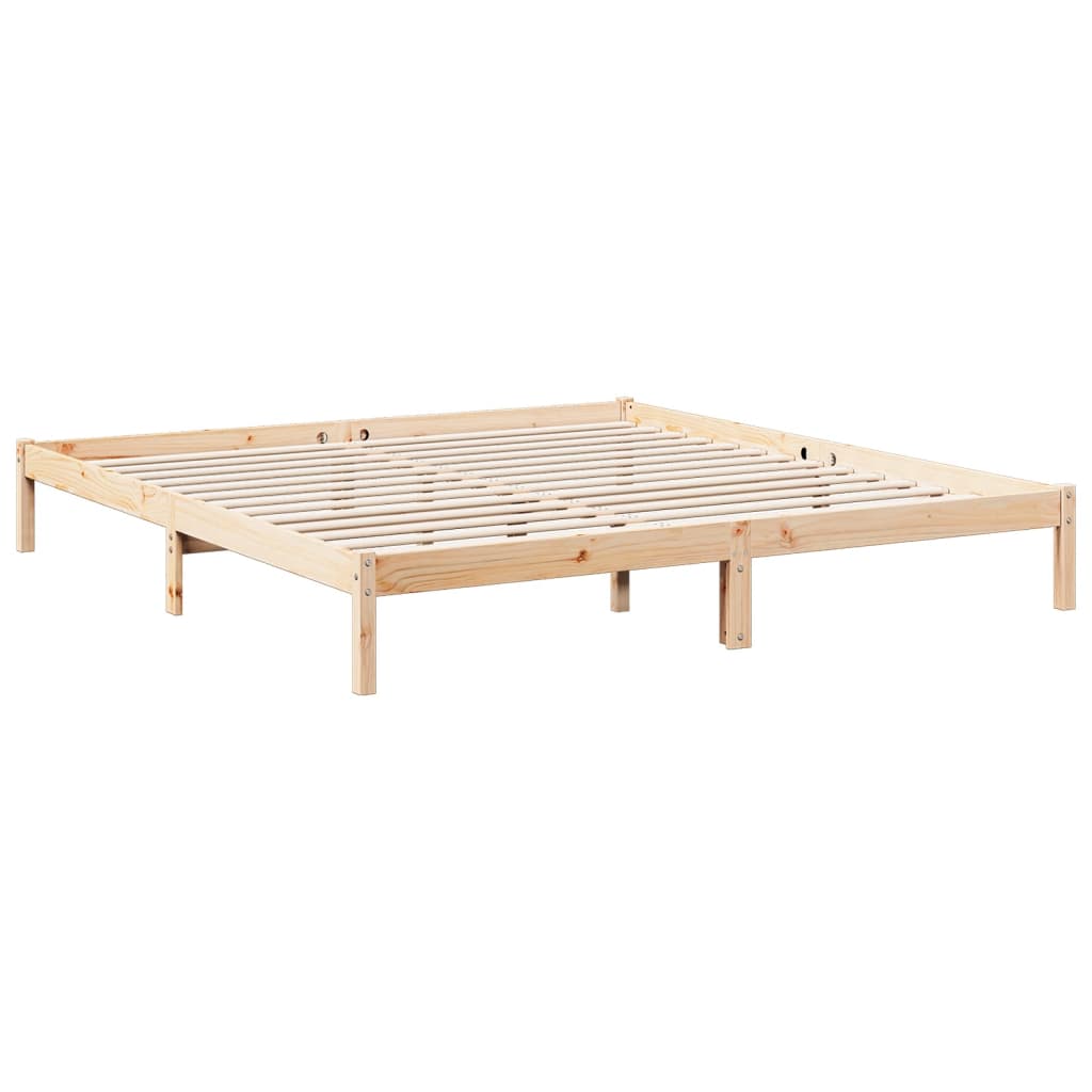 Bedframe extra lang zonder matras massief grenenhout 180x210 cm is nu te koop bij PeponiXL, paradijselijk wonen!