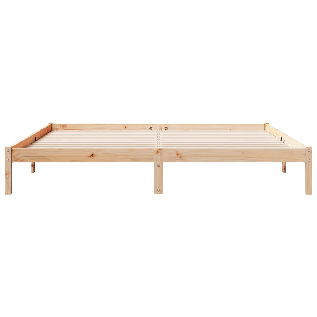 Bedframe extra lang zonder matras massief grenenhout 180x210 cm is nu te koop bij PeponiXL, paradijselijk wonen!