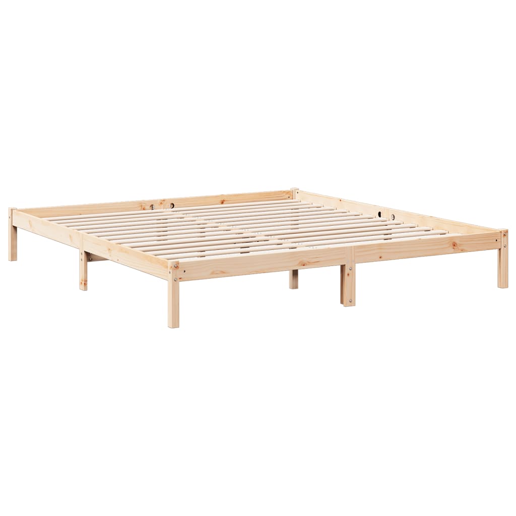 Bedframe extra lang zonder matras massief grenenhout 180x210 cm is nu te koop bij PeponiXL, paradijselijk wonen!