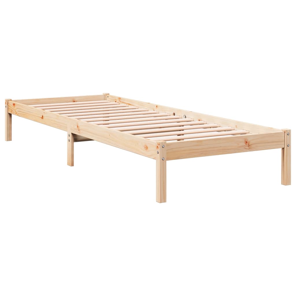 Bedframe extra lang zonder matras massief grenenhout 90x210 cm is nu te koop bij PeponiXL, paradijselijk wonen!