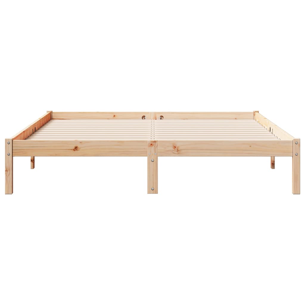 Bedframe extra lang zonder matras massief grenenhout 140x220 cm is nu te koop bij PeponiXL, paradijselijk wonen!