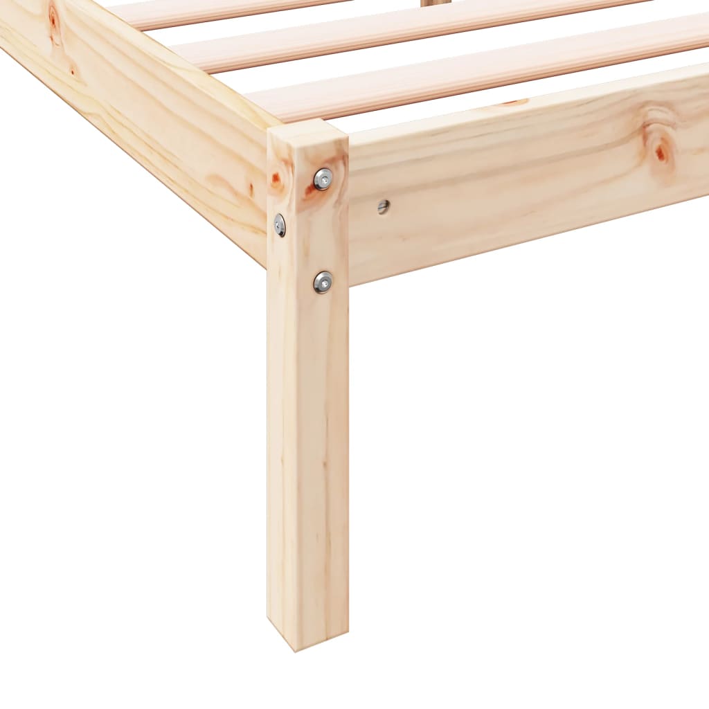 Bedframe extra lang zonder matras massief grenenhout 160x220 cm is nu te koop bij PeponiXL, paradijselijk wonen!