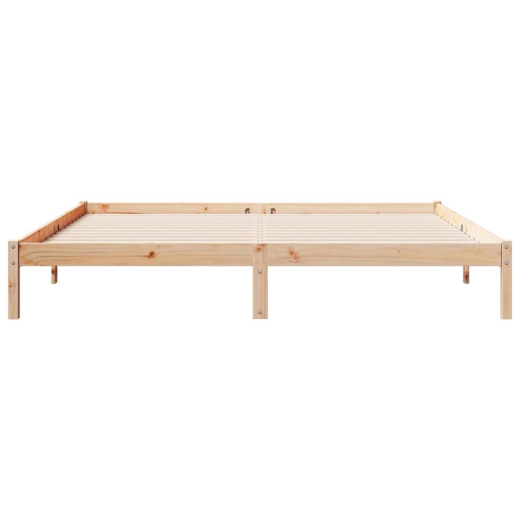 Bedframe extra lang zonder matras massief grenenhout 180x220 cm is nu te koop bij PeponiXL, paradijselijk wonen!