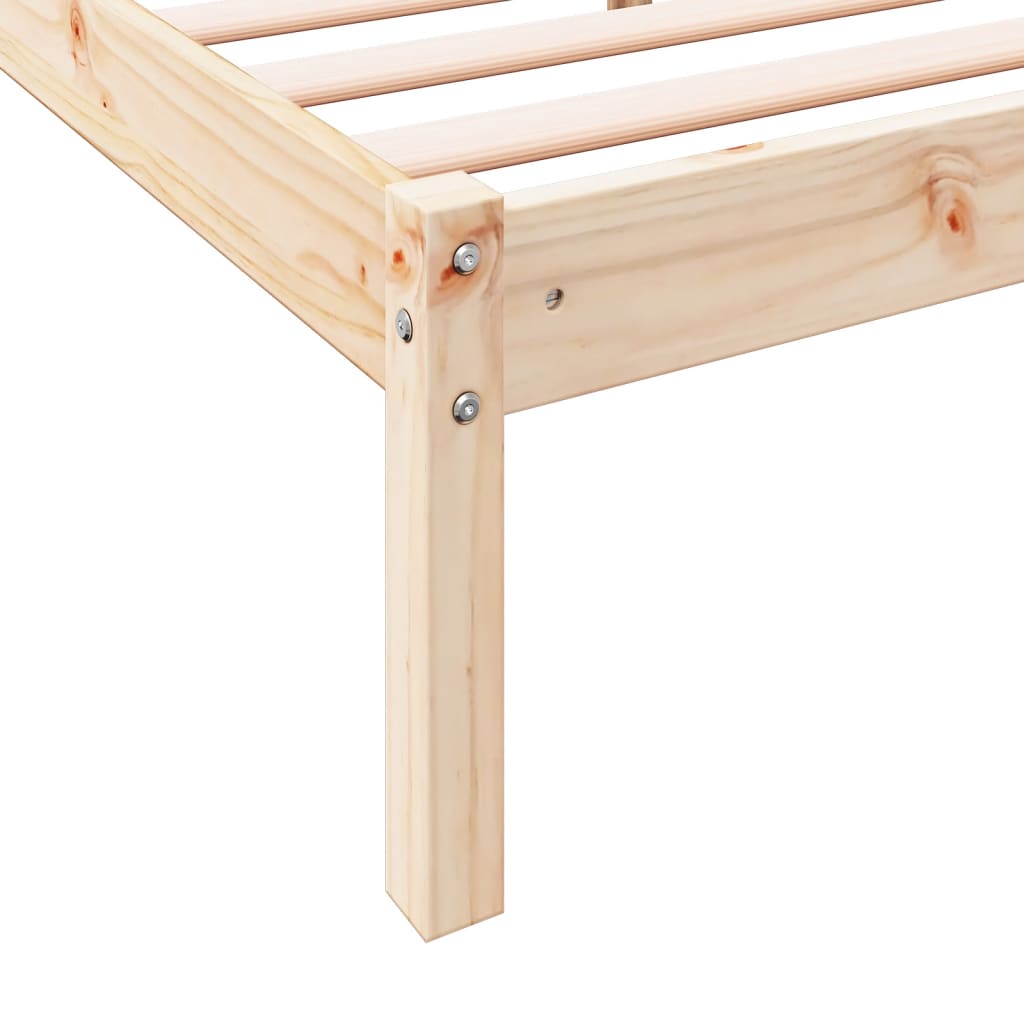 Bedframe extra lang zonder matras massief grenenhout 180x220 cm is nu te koop bij PeponiXL, paradijselijk wonen!