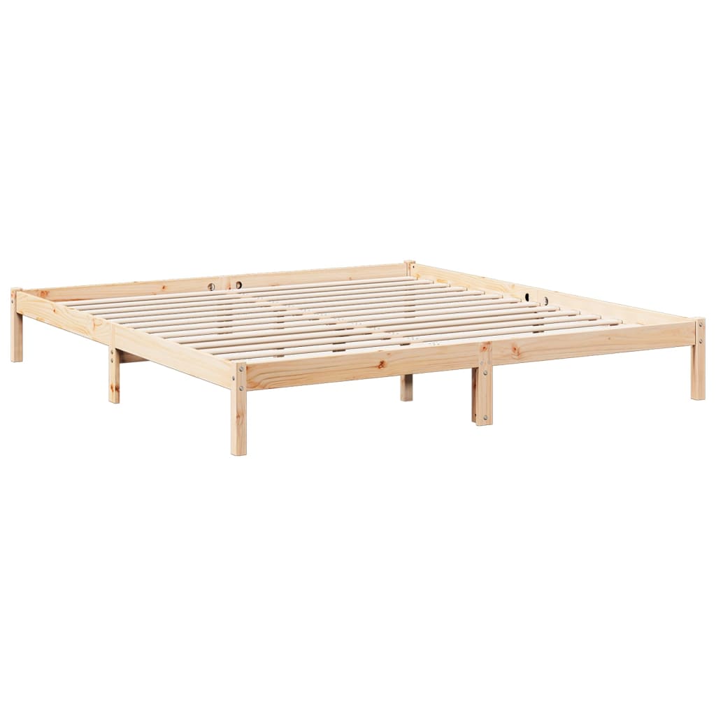 Bedframe extra lang zonder matras massief grenenhout 200x220 cm is nu te koop bij PeponiXL, paradijselijk wonen!