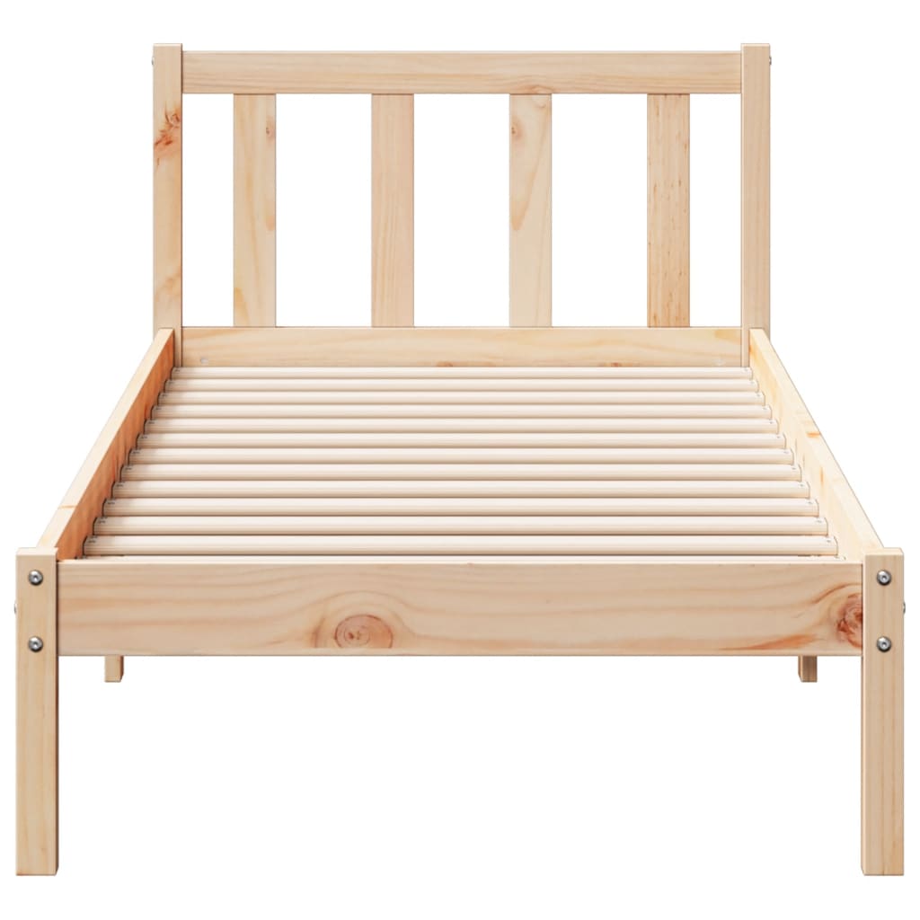 Bedframe extra lang zonder matras massief grenenhout 100x210 cm is nu te koop bij PeponiXL, paradijselijk wonen!