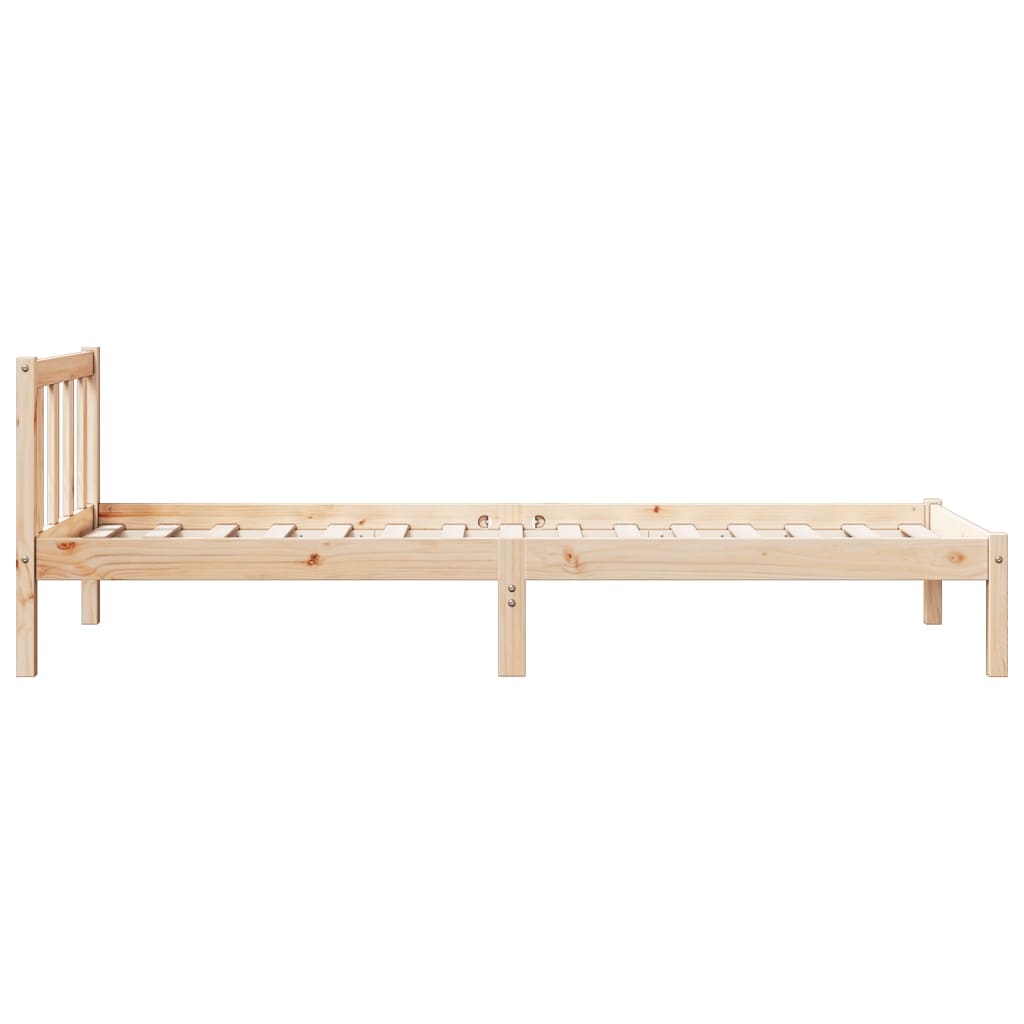Bedframe extra lang zonder matras massief grenenhout 100x210 cm is nu te koop bij PeponiXL, paradijselijk wonen!