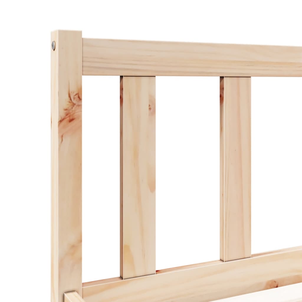 Bedframe extra lang zonder matras massief grenenhout 100x210 cm is nu te koop bij PeponiXL, paradijselijk wonen!