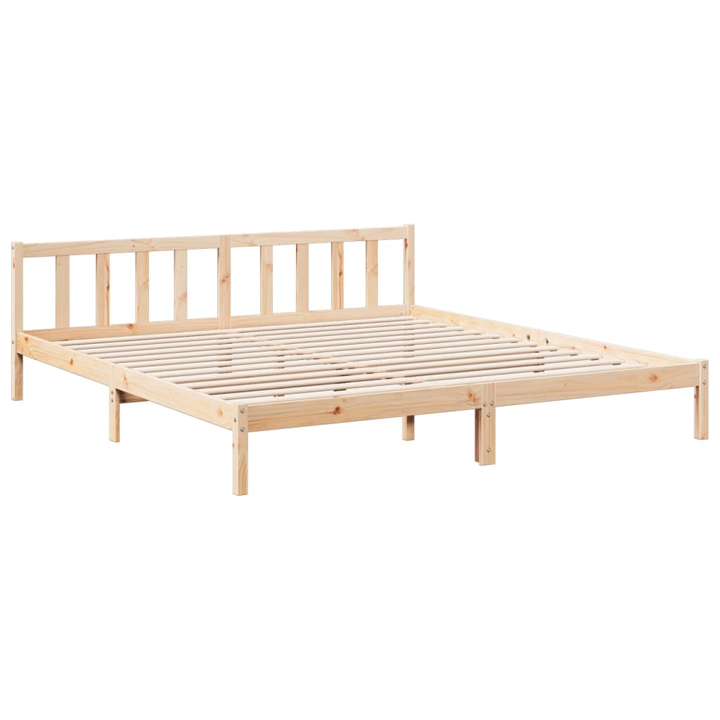 Bedframe extra lang zonder matras massief grenenhout 180x210 cm is nu te koop bij PeponiXL, paradijselijk wonen!