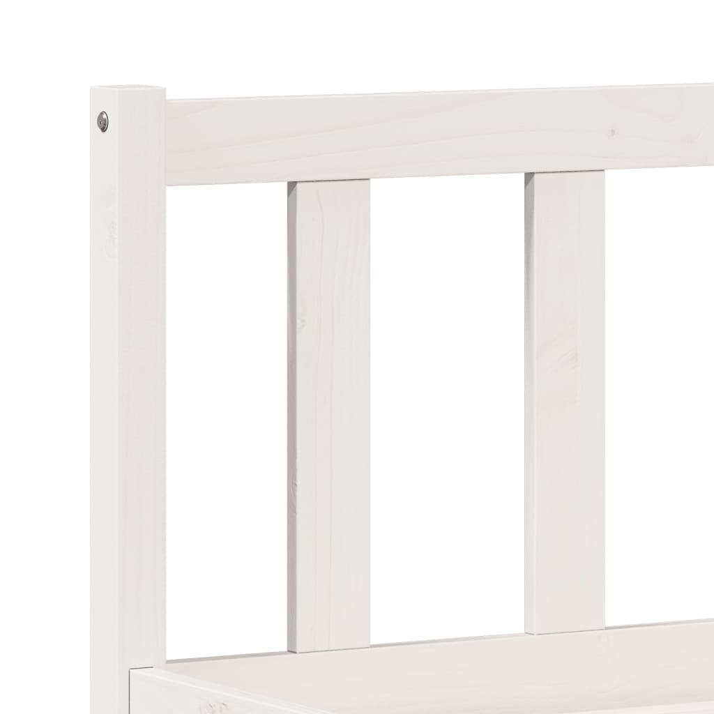 Bedframe extra lang zonder matras grenenhout wit 180x210 cm is nu te koop bij PeponiXL, paradijselijk wonen!