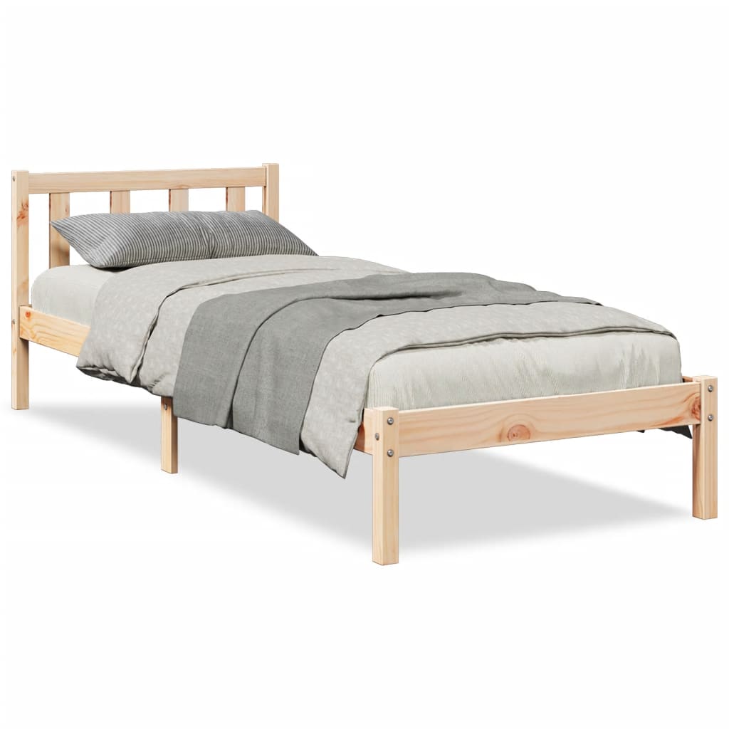 Bedframe extra lang zonder matras massief grenenhout 100x220 cm is nu te koop bij PeponiXL, paradijselijk wonen!