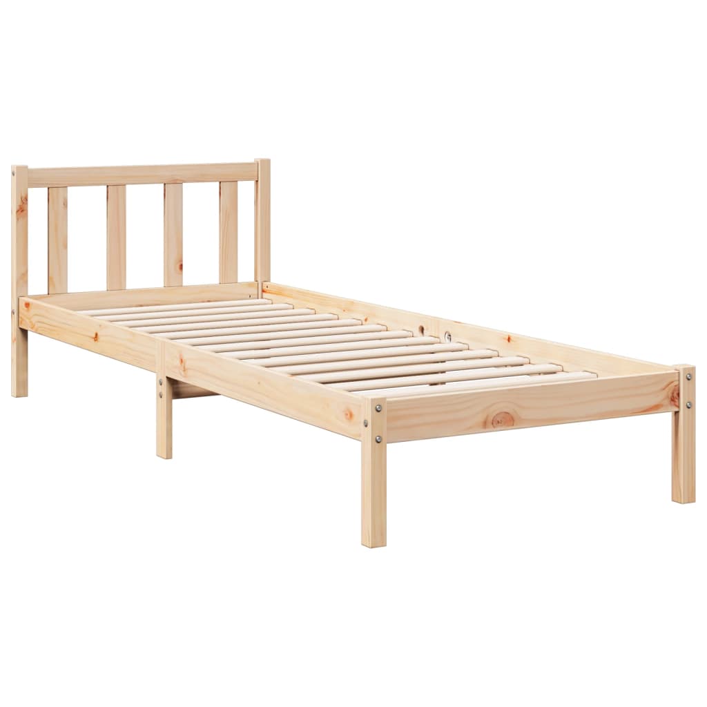 Bedframe extra lang zonder matras massief grenenhout 100x220 cm is nu te koop bij PeponiXL, paradijselijk wonen!