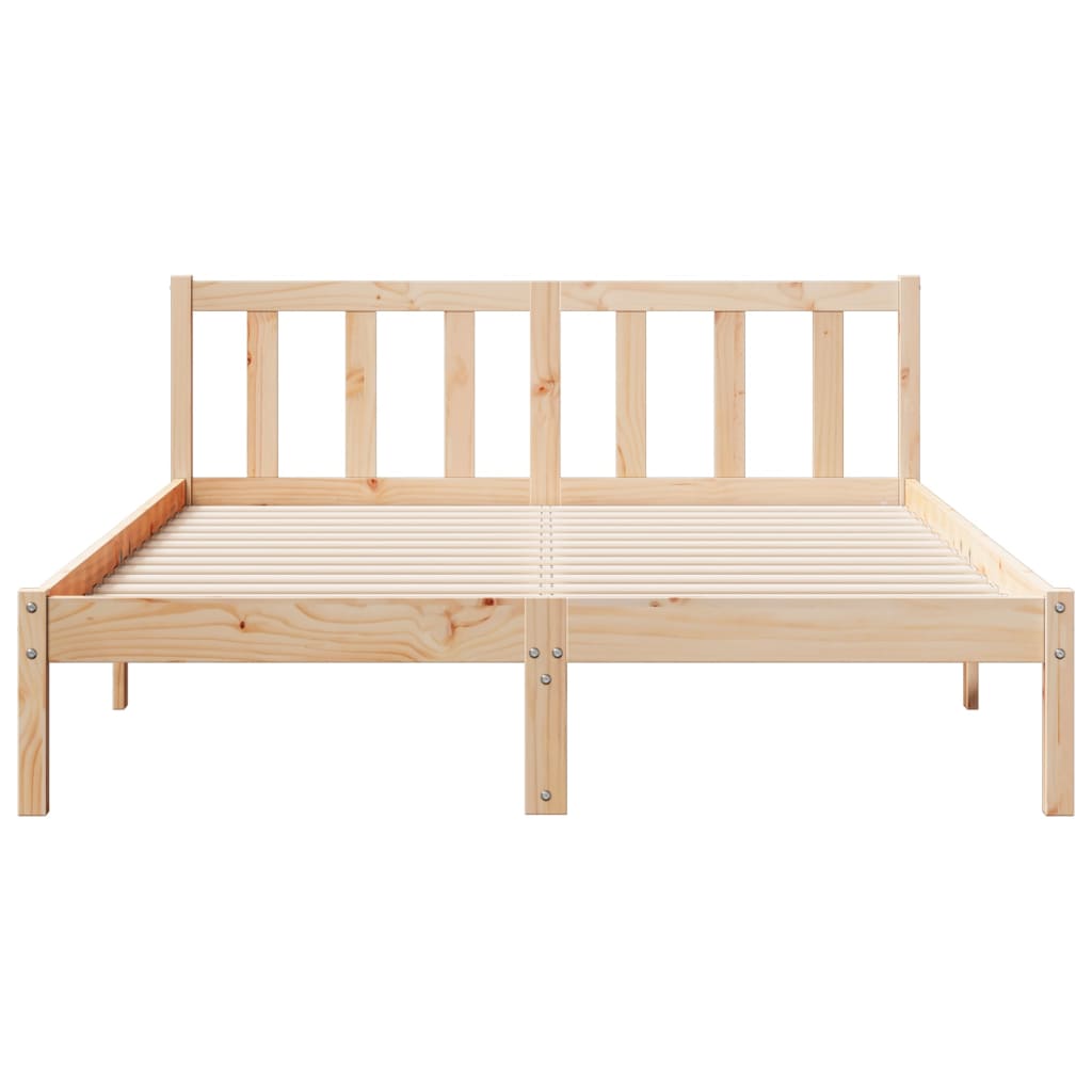 Bedframe extra lang zonder matras massief grenenhout 140x220 cm is nu te koop bij PeponiXL, paradijselijk wonen!
