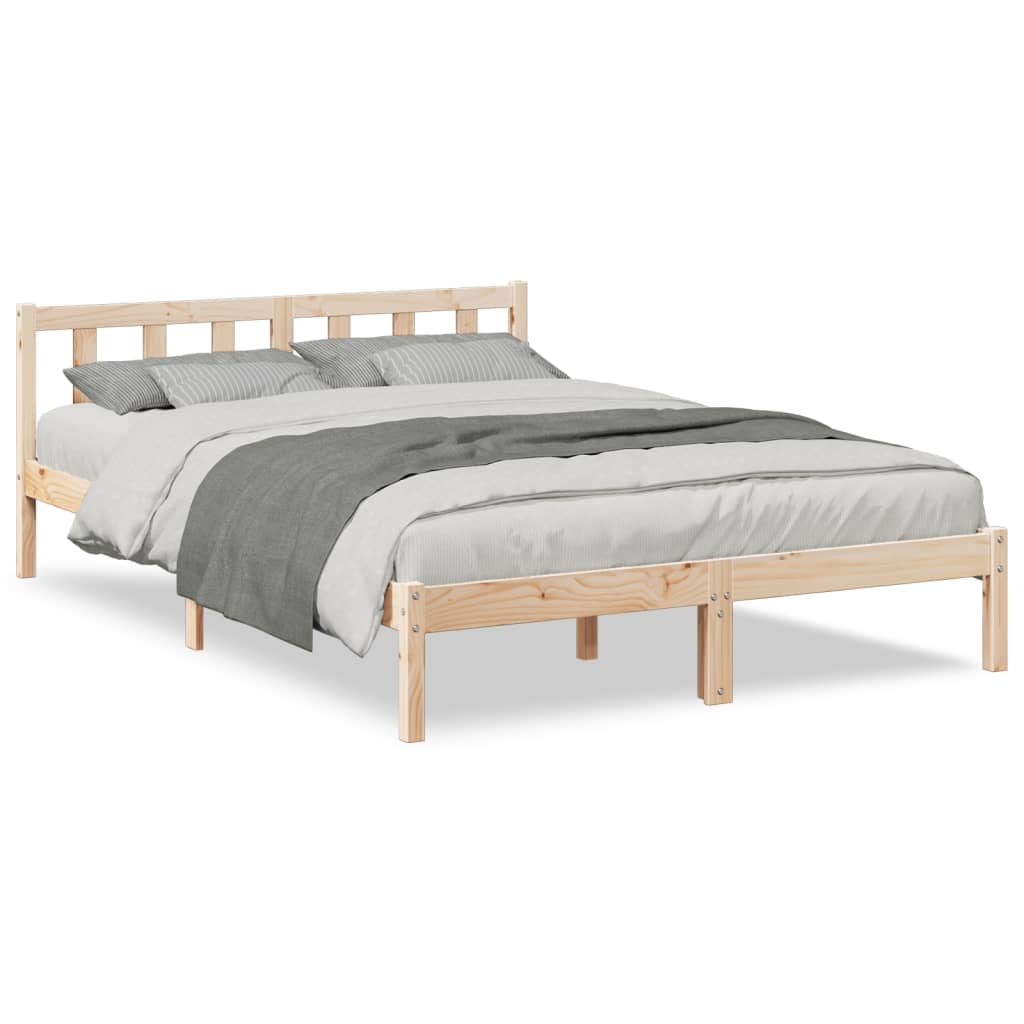 Bedframe extra lang zonder matras massief grenenhout 160x220 cm is nu te koop bij PeponiXL, paradijselijk wonen!