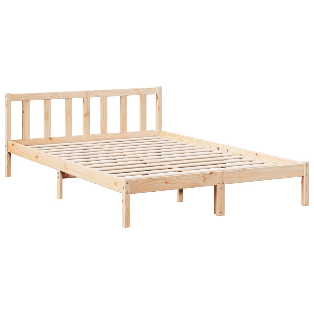Bedframe extra lang zonder matras massief grenenhout 160x220 cm is nu te koop bij PeponiXL, paradijselijk wonen!