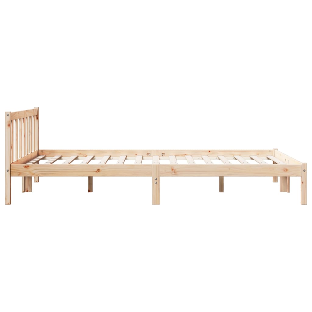 Bedframe extra lang zonder matras massief grenenhout 160x220 cm is nu te koop bij PeponiXL, paradijselijk wonen!