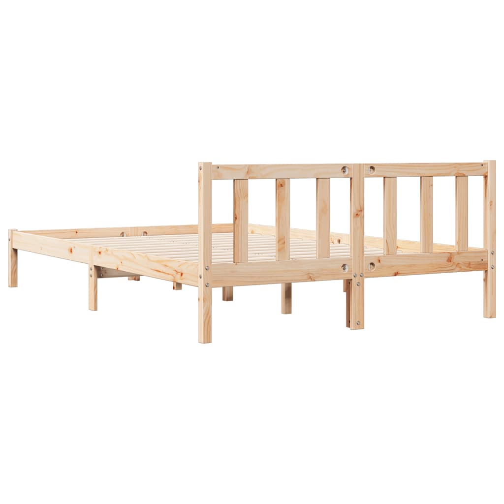 Bedframe extra lang zonder matras massief grenenhout 160x220 cm is nu te koop bij PeponiXL, paradijselijk wonen!