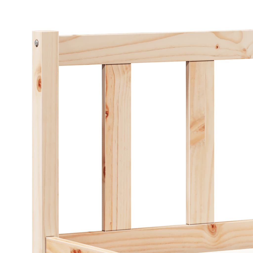 Bedframe extra lang zonder matras massief grenenhout 160x220 cm is nu te koop bij PeponiXL, paradijselijk wonen!