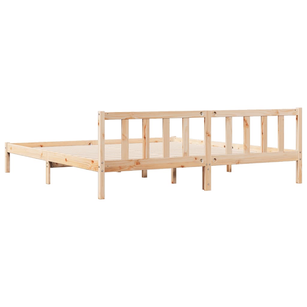 Bedframe extra lang zonder matras massief grenenhout 180x220 cm is nu te koop bij PeponiXL, paradijselijk wonen!