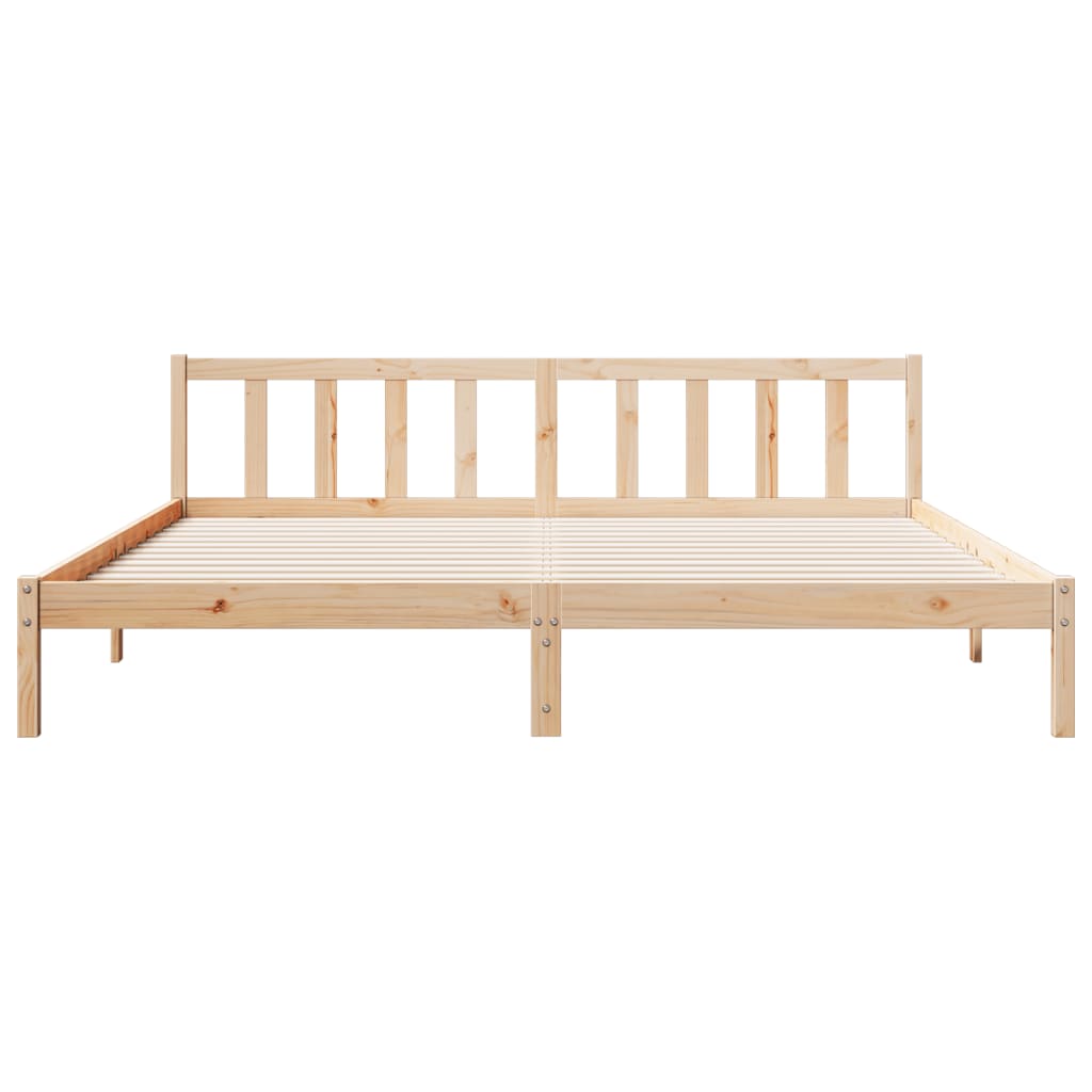 Bedframe extra lang zonder matras massief grenenhout 200x220 cm is nu te koop bij PeponiXL, paradijselijk wonen!