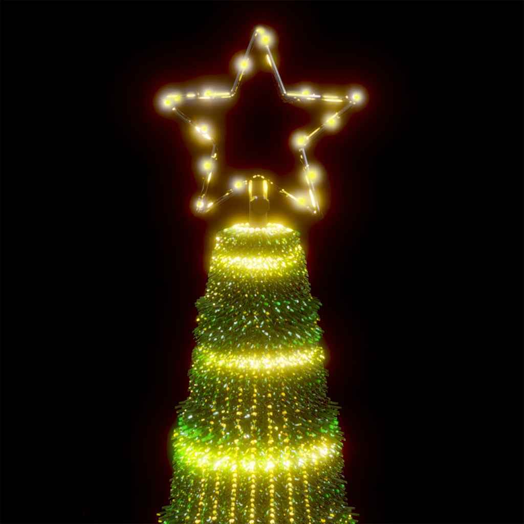 LED-kerstboom 475 LEDs warm wit 247 cm is nu te koop bij PeponiXL, paradijselijk wonen!