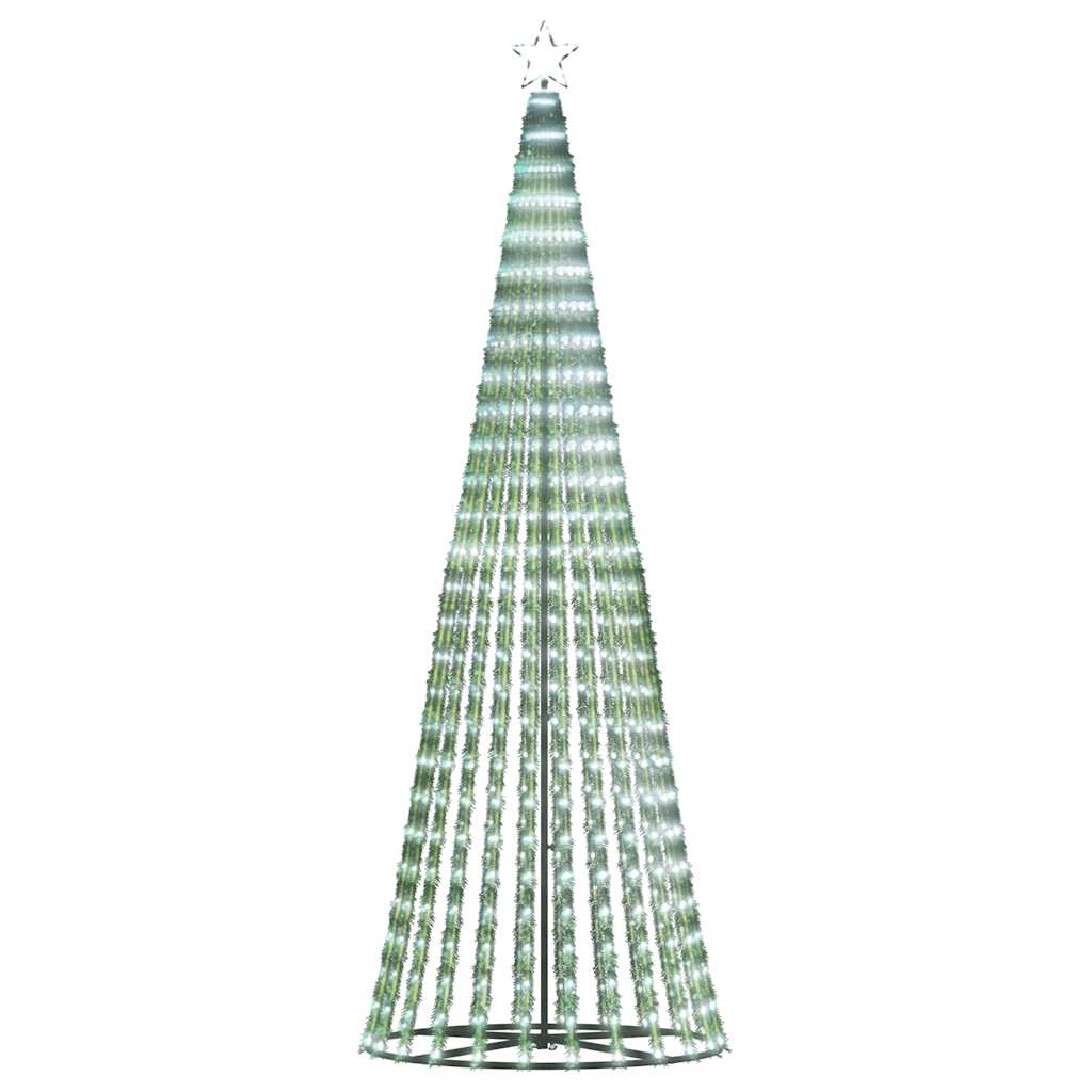 LED-kerstboom 475 LEDs koud wit 247 cm is nu te koop bij PeponiXL, paradijselijk wonen!