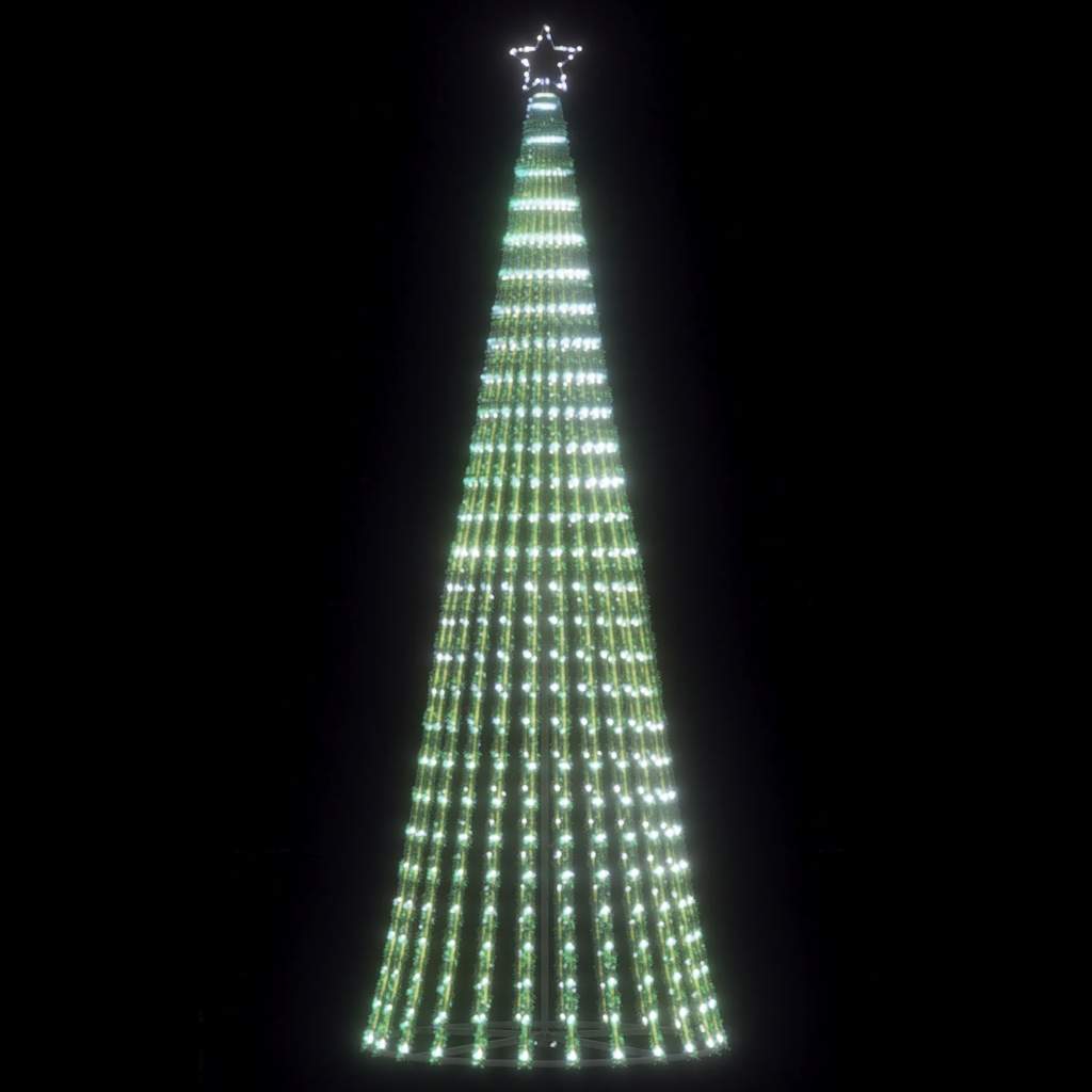 LED-kerstboom 475 LEDs koud wit 247 cm is nu te koop bij PeponiXL, paradijselijk wonen!