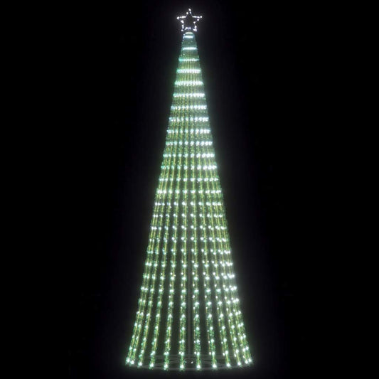 LED-kerstboom 475 LEDs koud wit 247 cm is nu te koop bij PeponiXL, paradijselijk wonen!