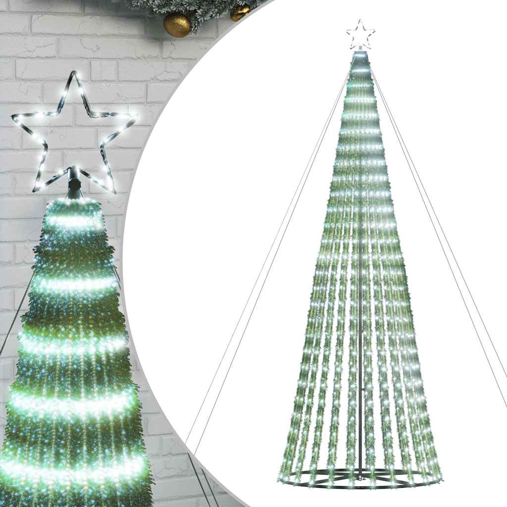 LED-kerstboom 1028 LEDs koud wit 403 cm is nu te koop bij PeponiXL, paradijselijk wonen!