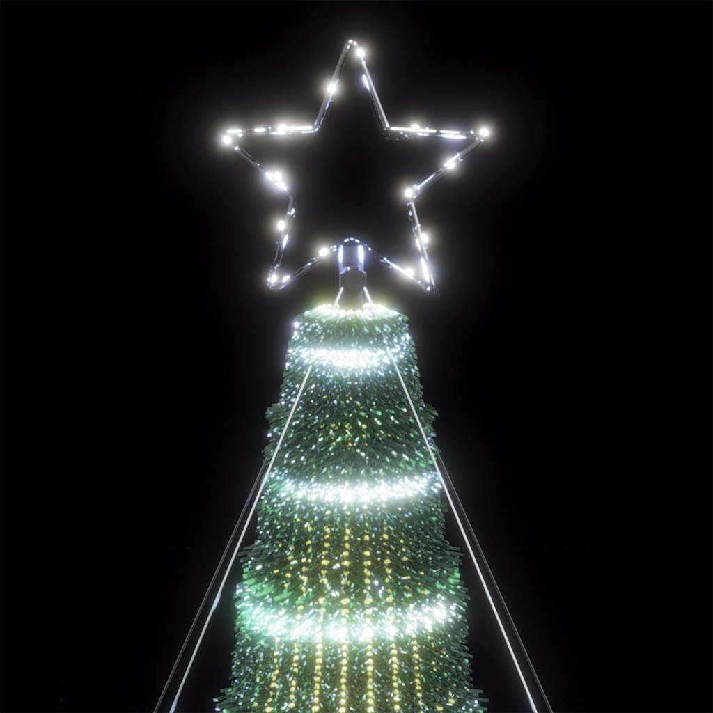 LED-kerstboom 1028 LEDs koud wit 403 cm is nu te koop bij PeponiXL, paradijselijk wonen!