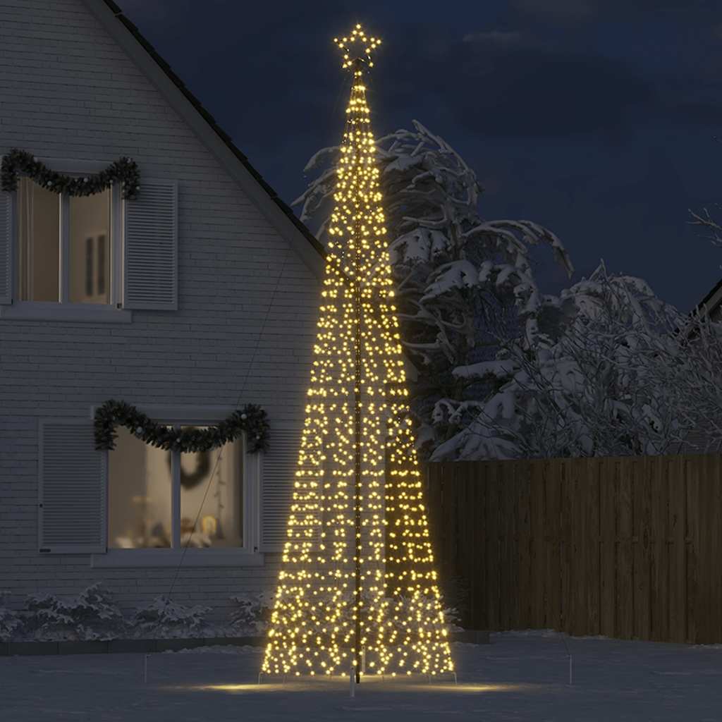 LED-kerstboom met spikes 1534 LEDs warm wit 500 cm is nu te koop bij PeponiXL, paradijselijk wonen!