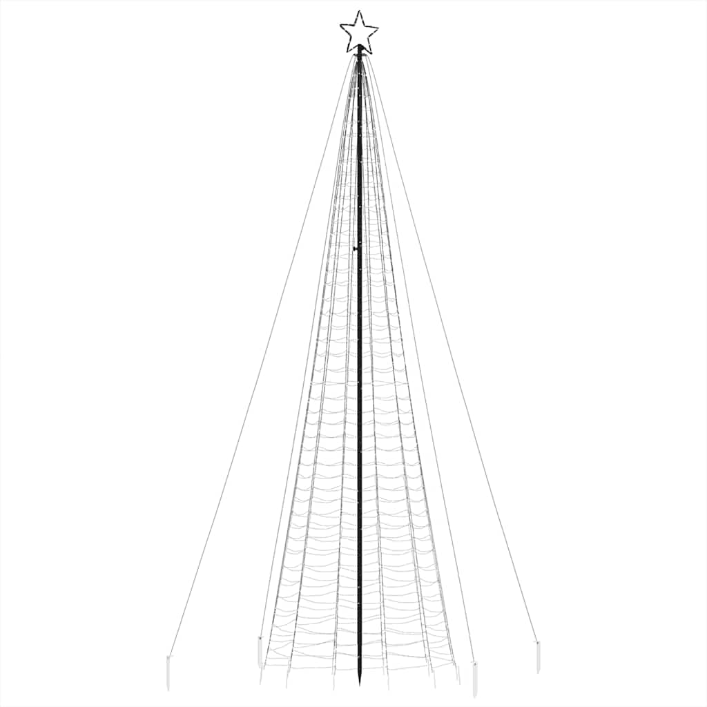 LED-kerstboom met spikes 1534 LEDs warm wit 500 cm is nu te koop bij PeponiXL, paradijselijk wonen!