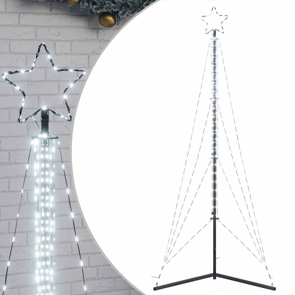 LED-kerstboom 483 LEDs koud wit 240 cm is nu te koop bij PeponiXL, paradijselijk wonen!