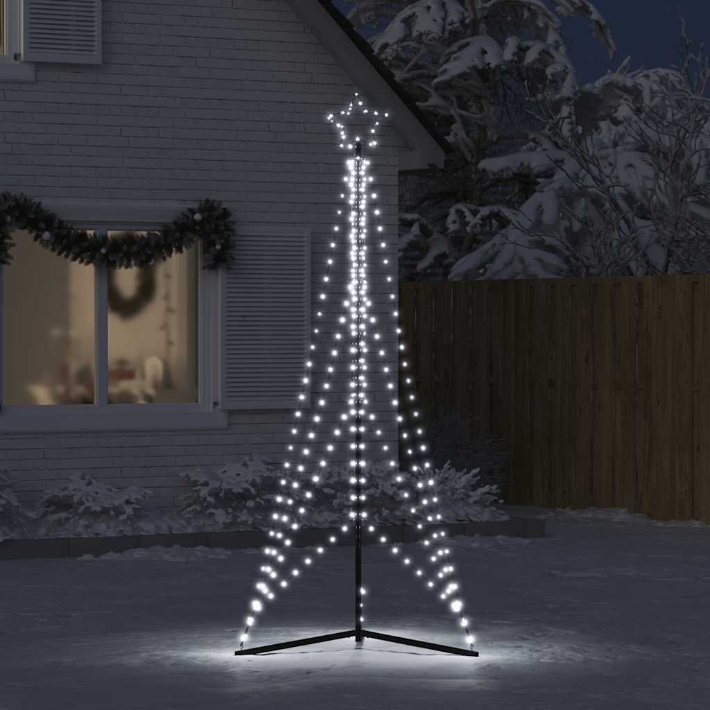 LED-kerstboom 483 LEDs koud wit 240 cm is nu te koop bij PeponiXL, paradijselijk wonen!