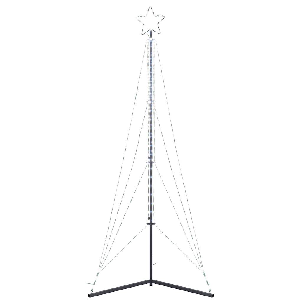 LED-kerstboom 483 LEDs koud wit 240 cm is nu te koop bij PeponiXL, paradijselijk wonen!