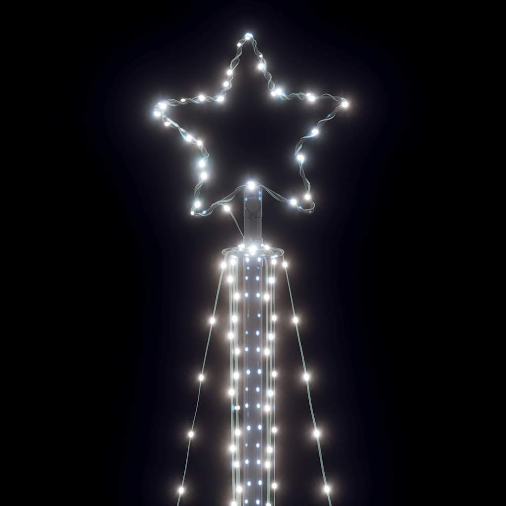 LED-kerstboom 483 LEDs koud wit 240 cm is nu te koop bij PeponiXL, paradijselijk wonen!