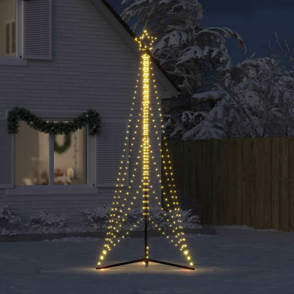 LED-kerstboom 525 LEDs warm wit 302 cm is nu te koop bij PeponiXL, paradijselijk wonen!