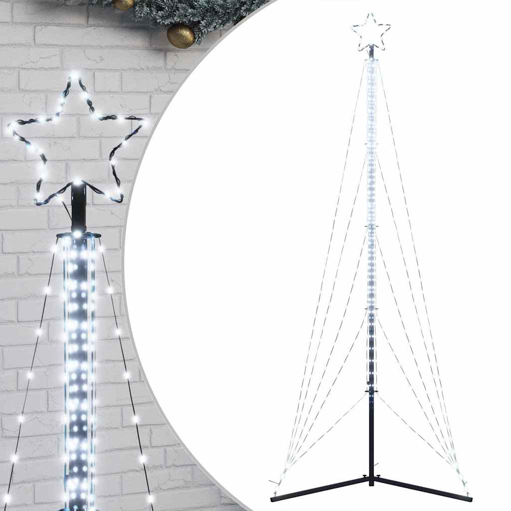 LED-kerstboom 525 LEDs koud wit 302 cm is nu te koop bij PeponiXL, paradijselijk wonen!