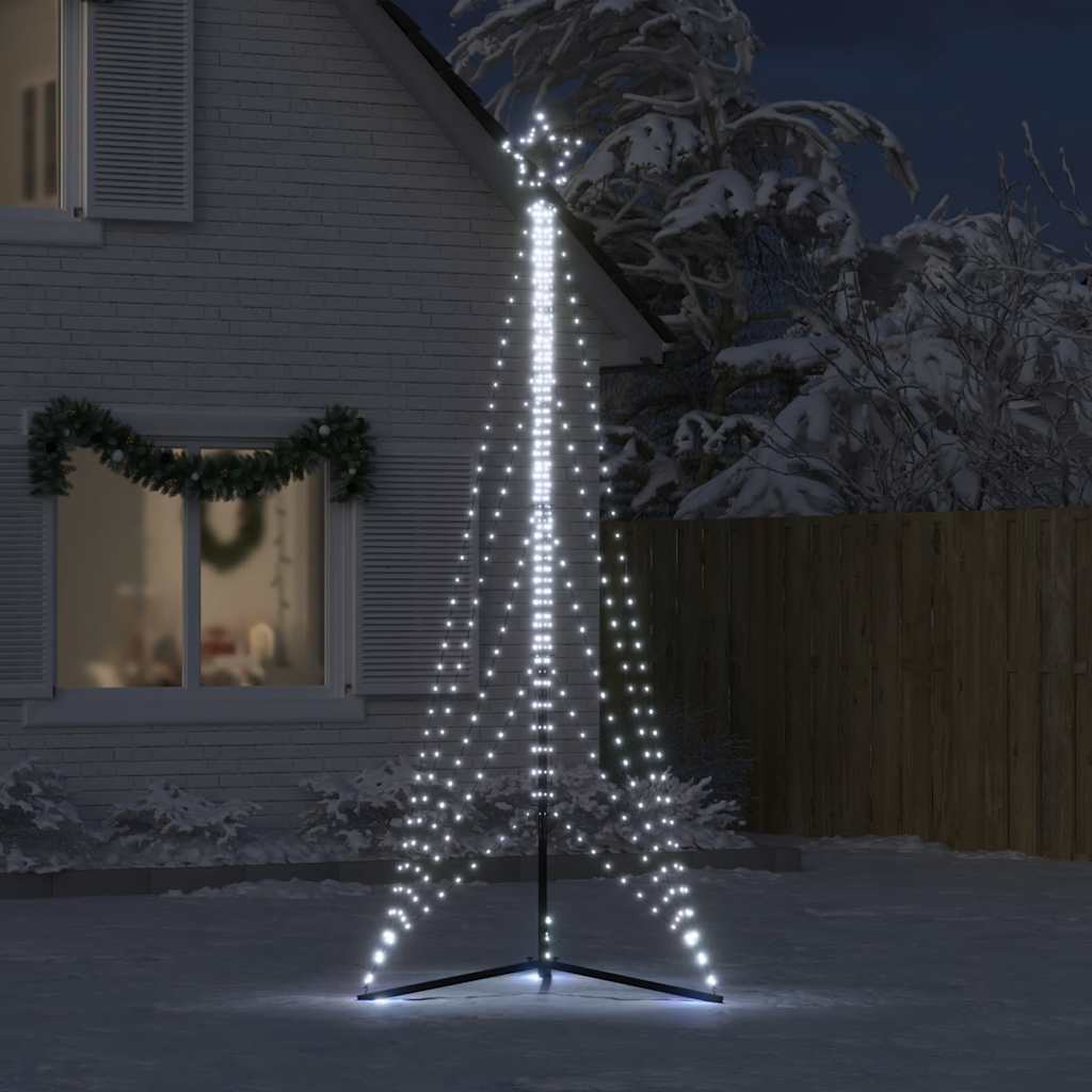 LED-kerstboom 525 LEDs koud wit 302 cm is nu te koop bij PeponiXL, paradijselijk wonen!
