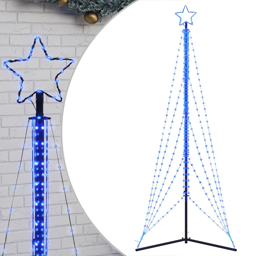 LED-kerstboom 525 LEDs 302 cm blauw is nu te koop bij PeponiXL, paradijselijk wonen!