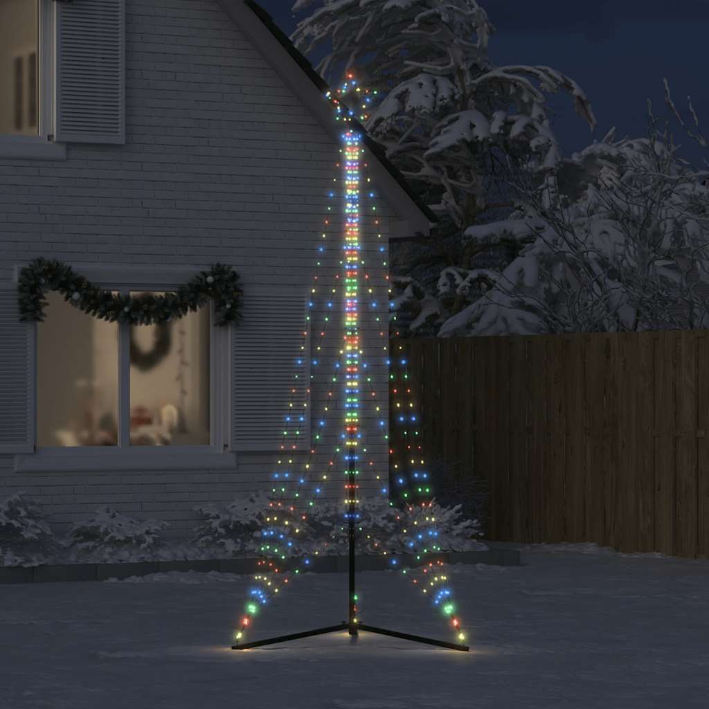 LED-kerstboom 525 LEDs kleurrijk 302 cm is nu te koop bij PeponiXL, paradijselijk wonen!