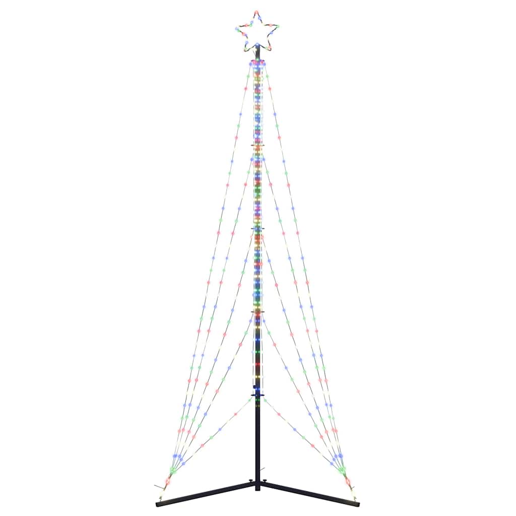 LED-kerstboom 525 LEDs kleurrijk 302 cm is nu te koop bij PeponiXL, paradijselijk wonen!