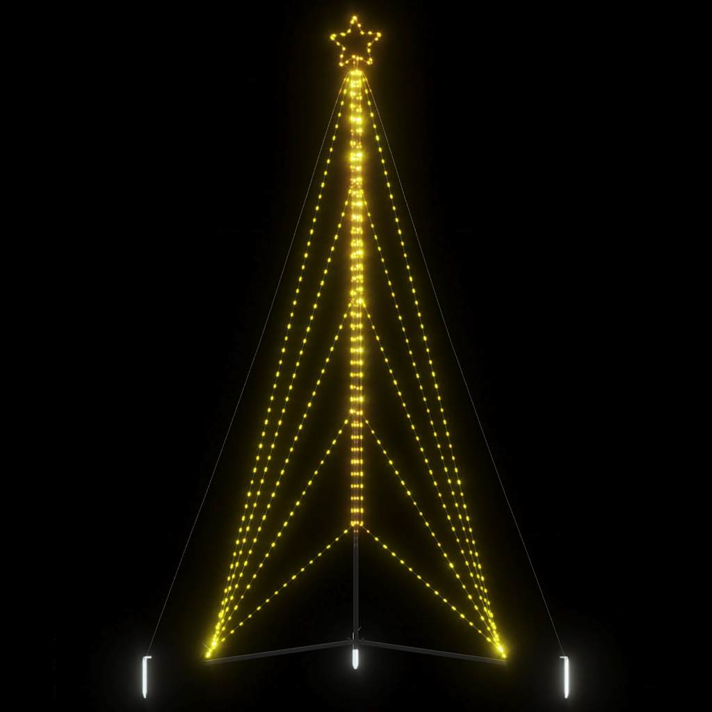 LED-kerstboom 615 LEDs warm wit 404,5 cm is nu te koop bij PeponiXL, paradijselijk wonen!